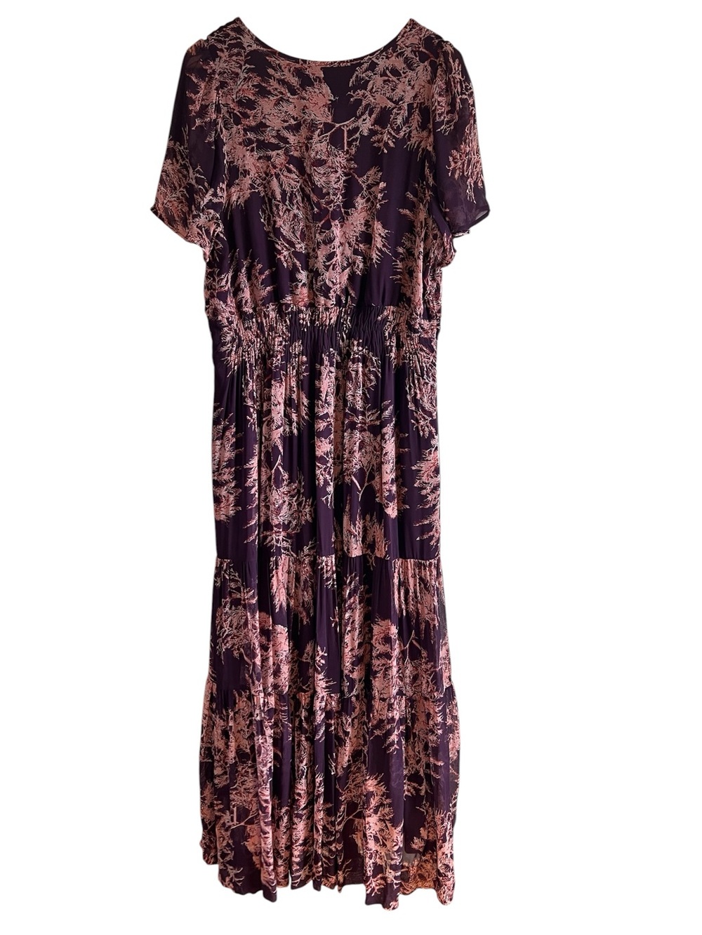 Anthropologie Somerset Maxi Dress floral Chiffon Edition XL excellent condition - Picture 12 of 16